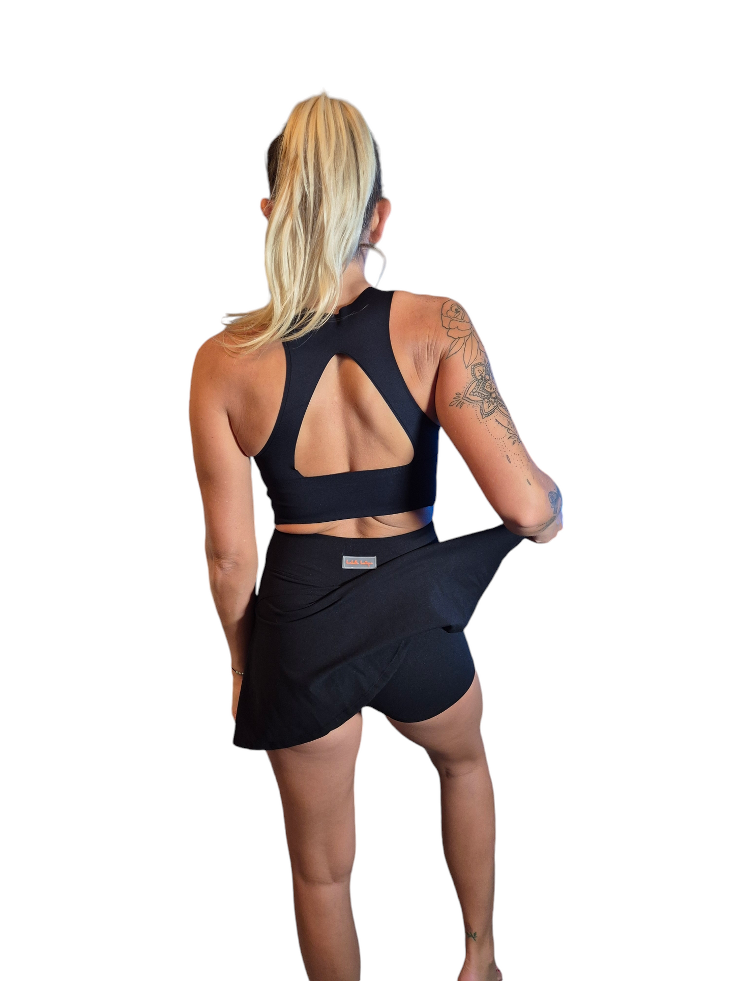 Barbells Boutique High-Waist Ruffle Skort