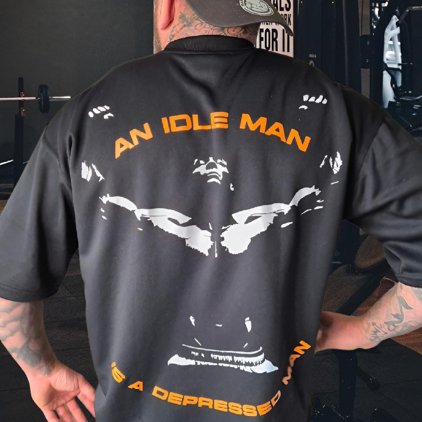 An Idle man Oversized Tee