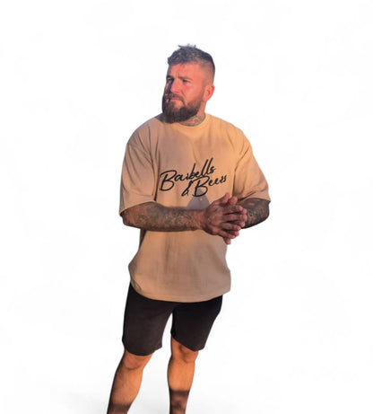 Barbells & Beers "it's me against me" Premium oversized T-Shirt