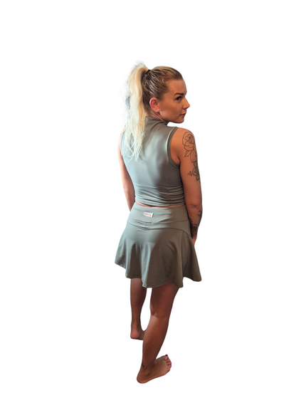 Barbells Boutique High-Waist Ruffle Skort
