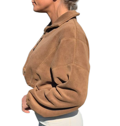 Barbells Boutique cropped fleece tops