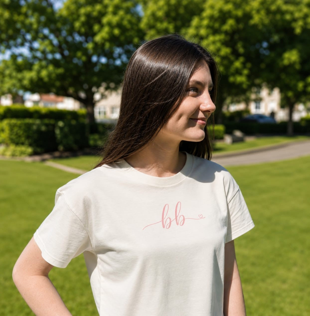 Boutique cropped tee