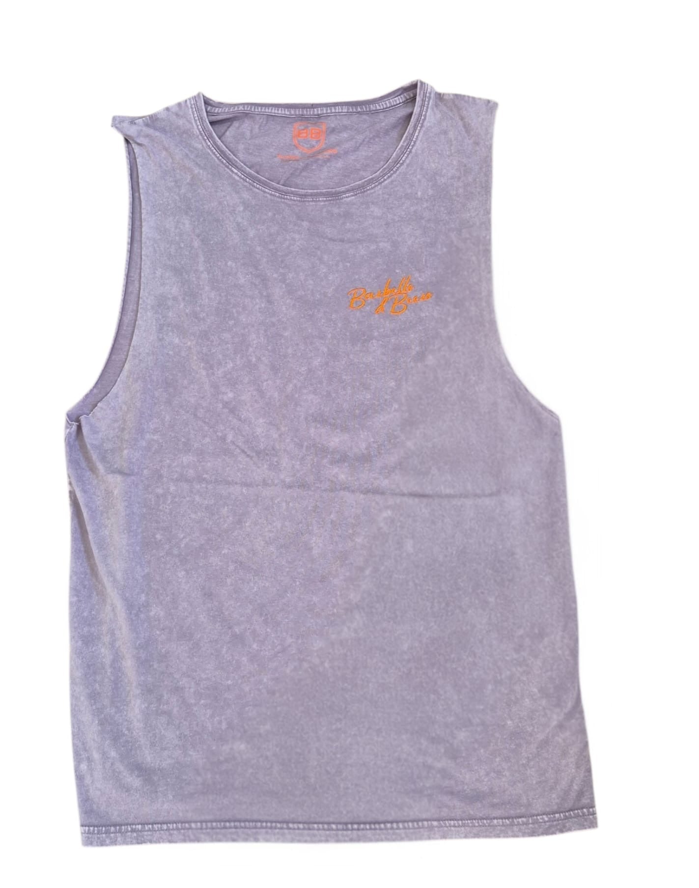 'Suns out' stone washed vest