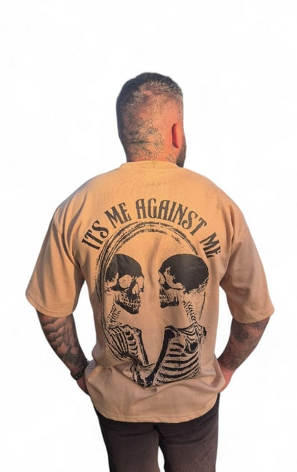 Barbells & Beers "it's me against me" Premium oversized T-Shirt