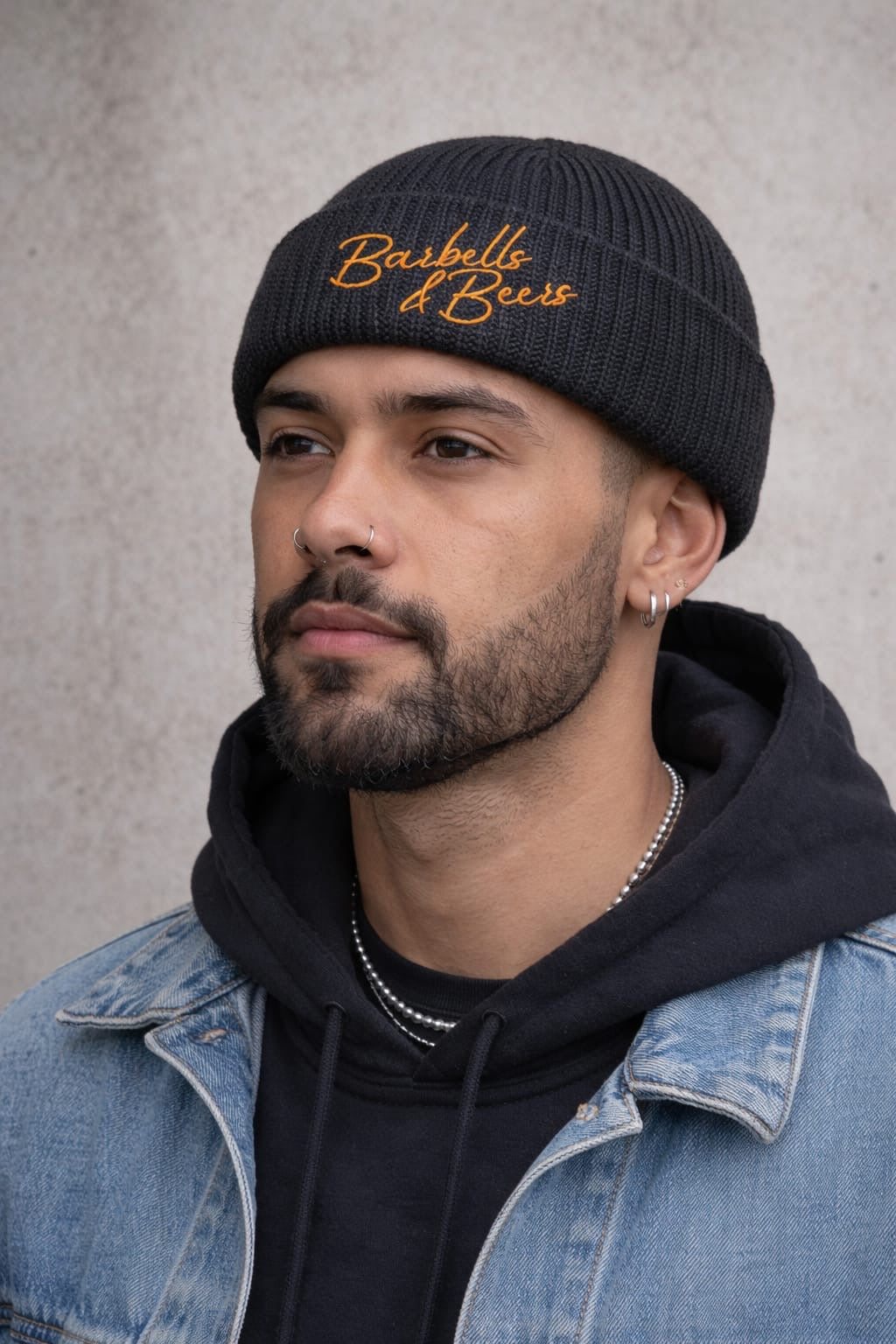 Fisherman Ribbed Beanie Hat