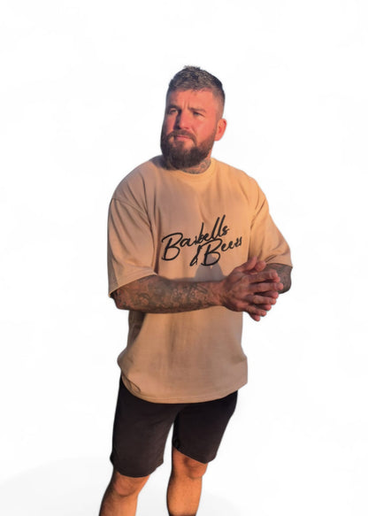 Barbells & Beers "it's me against me" Premium oversized T-Shirt