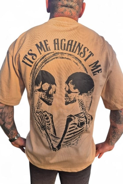 Barbells & Beers "it's me against me" Premium oversized T-Shirt