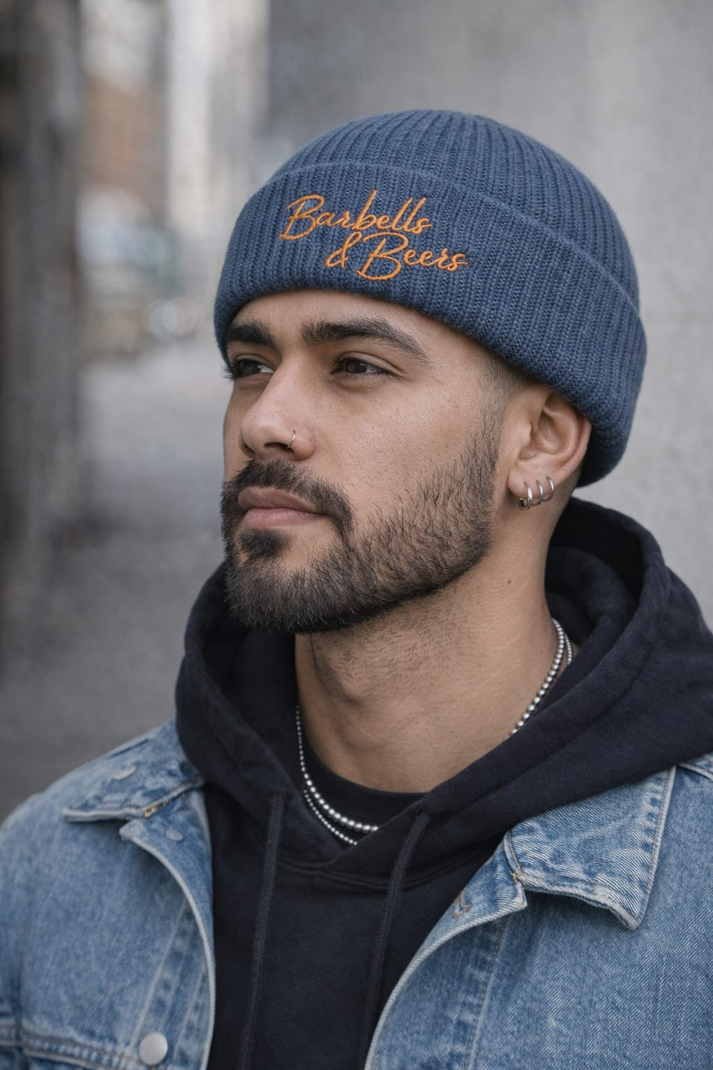 Fisherman Ribbed Beanie Hat