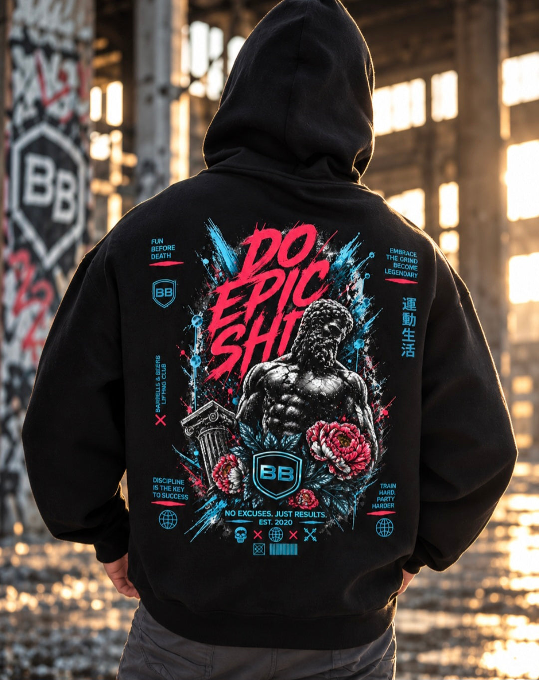 "Do Epic Shi#" premium Hoodie