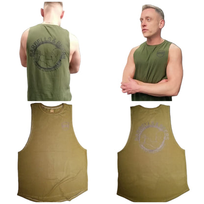FOR THE LESS OBSESSED TANK GREEN/BLACK