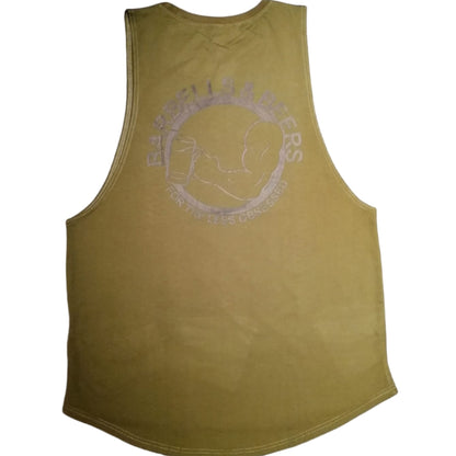 FOR THE LESS OBSESSED TANK GREEN/BLACK