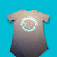FOR THE LESS OBSESSED GREY/NEON BLUE UNISEX TEE